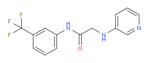 2-(pyridin-3-ylamino)-N-(3-(trifluoromethyl)phenyl)acetamide