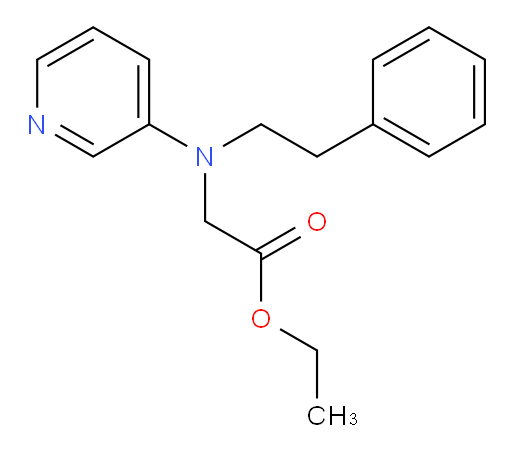ethyl 2-(phenethyl(pyridin-3-yl)amino)acetate