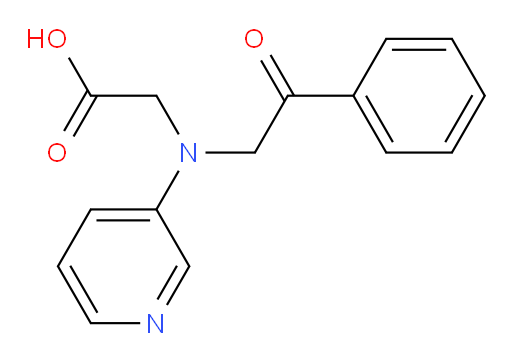 2-((2-oxo-2-phenylethyl)(pyridin-3-yl)amino)acetic acid