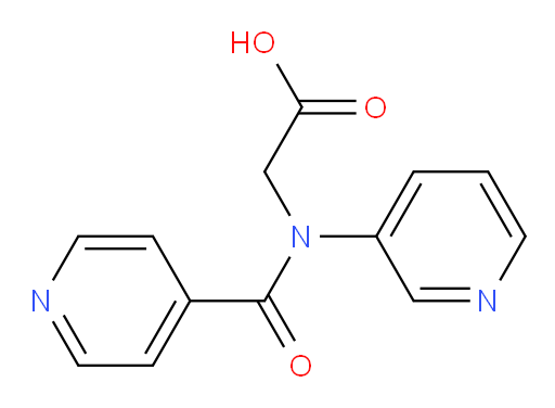 2-(N-(pyridin-3-yl)isonicotinamido)acetic acid