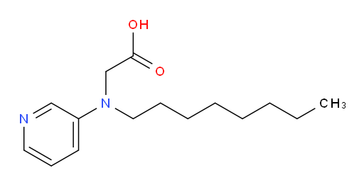 2-(octyl(pyridin-3-yl)amino)acetic acid