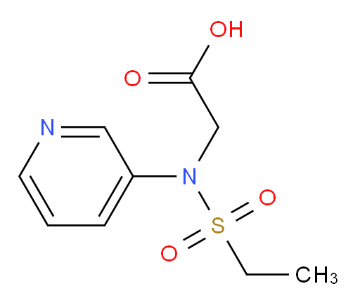 2-(N-(pyridin-3-yl)ethylsulfonamido)acetic acid