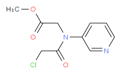 methyl 2-(2-chloro-N-(pyridin-3-yl)acetamido)acetate
