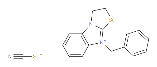 9-苄基-2,3-二氢苯并[4,5]咪唑并[2,1-b][1,3]硒唑-9-硒氰酸盐