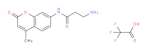 3-amino-N-(4-methyl-2-oxo-2H-chromen-7-yl)propanamide 2,2,2-trifluoroacetate