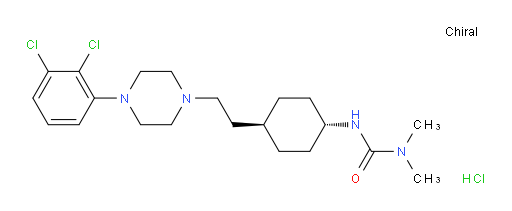3-((1r,4r)-4-(2-(4-(2,3-dichlorophenyl)piperazin-1-yl)ethyl)cyclohexyl)-1,1-dimethylurea hydrochloride