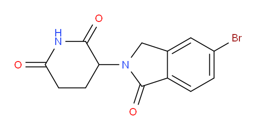 3-(5-Bromo-1,3-dihydro-1-oxo-2H-isoindol-2-yl)-2,6-piperidinedione