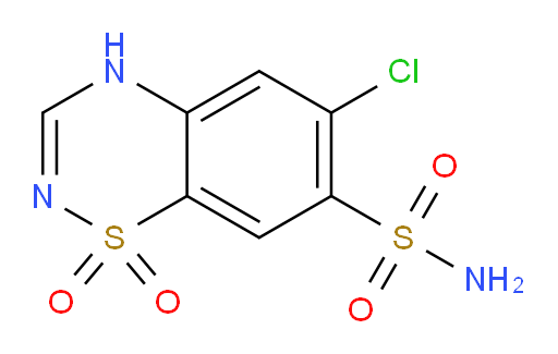 6-chloro-4H-benzo[e][1,2,4]thiadiazine-7-sulfonamide 1,1-dioxide;chlorothiazide