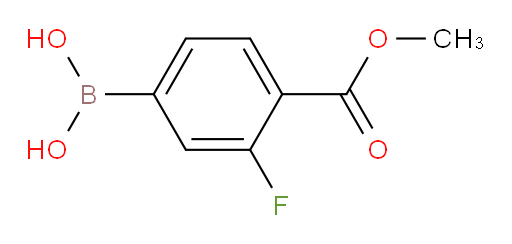 (3-fluoro-4-(methoxycarbonyl)phenyl)boronic acid