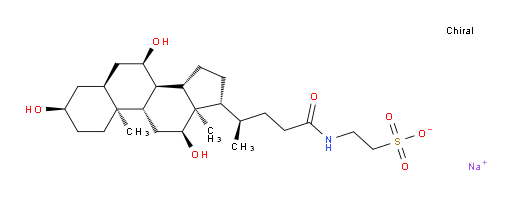 sodium 2-((R)-4-((3R,5S,7R,8R,9S,10S,12S,13R,14S,17R)-3,7,12-trihydroxy-10,13-dimethylhexadecahydro-1H-cyclopenta[a]phenanthren-17-yl)pentanamido)ethanesulfonate