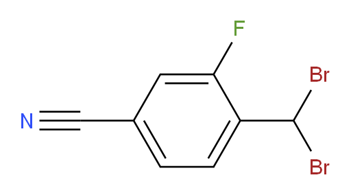 4-(dibromomethyl)-3-fluorobenzonitrile