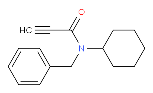 N-benzyl-N-cyclohexylprop-2-ynamide
