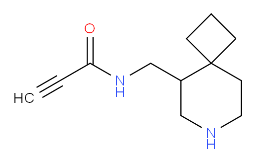 N-({7-azaspiro[3.5]nonan-5-yl}methyl)prop-2-ynamide