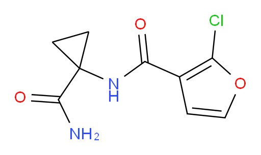 N-(1-carbamoylcyclopropyl)-2-chlorofuran-3-carboxamide