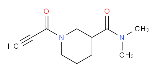 N,N-dimethyl-1-(prop-2-ynoyl)piperidine-3-carboxamide