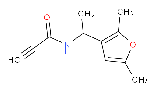 N-[1-(2,5-dimethylfuran-3-yl)ethyl]prop-2-ynamide
