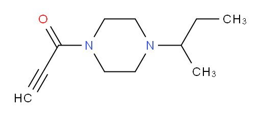 1-[4-(butan-2-yl)piperazin-1-yl]prop-2-yn-1-one