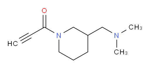 1-{3-[(dimethylamino)methyl]piperidin-1-yl}prop-2-yn-1-one