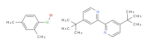 4,4'-di-tert-butyl-2,2'-bipyridine, bromo(2,4-dimethylphenyl)nickel