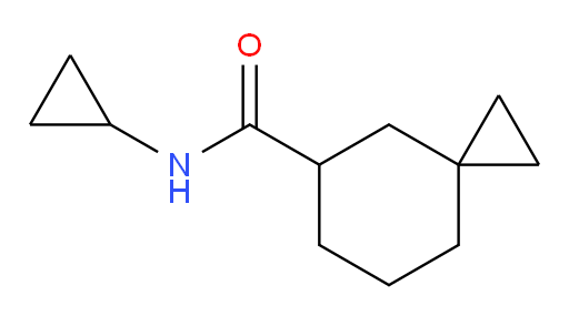 N-cyclopropylspiro[2.5]octane-5-carboxamide