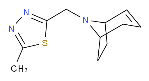 8-[(5-methyl-1,3,4-thiadiazol-2-yl)methyl]-8-azabicyclo[3.2.1]oct-2-ene