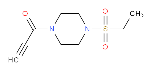 1-[4-(ethanesulfonyl)piperazin-1-yl]prop-2-yn-1-one