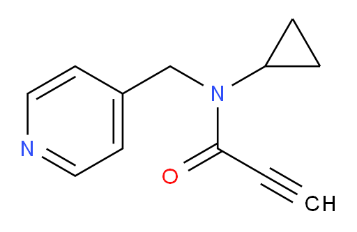 N-cyclopropyl-N-[(pyridin-4-yl)methyl]prop-2-ynamide