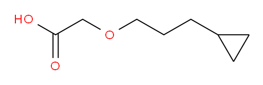 2-(3-cyclopropylpropoxy)acetic acid