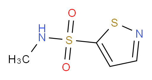 N-methyl-1,2-thiazole-5-sulfonamide
