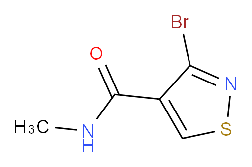 3-bromo-N-methyl-1,2-thiazole-4-carboxamide