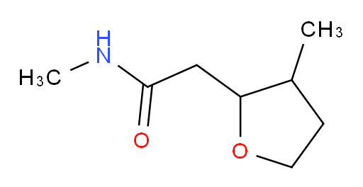 N-methyl-2-(3-methyloxolan-2-yl)acetamide