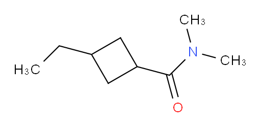 3-ethyl-N,N-dimethylcyclobutane-1-carboxamide