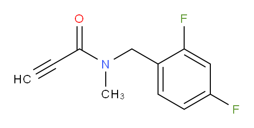 N-[(2,4-difluorophenyl)methyl]-N-methylprop-2-ynamide