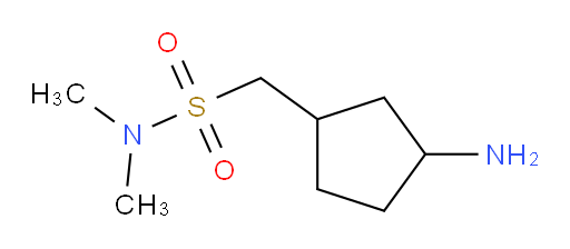 1-(3-aminocyclopentyl)-N,N-dimethylmethanesulfonamide