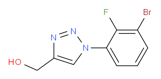 [1-(3-bromo-2-fluorophenyl)-1H-1,2,3-triazol-4-yl]methanol