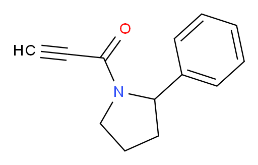 1-(2-phenylpyrrolidin-1-yl)prop-2-yn-1-one