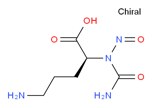 (S)-5-amino-2-(1-nitrosoureido)pentanoic acid