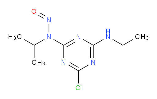 N-(4-chloro-6-(ethylamino)-1,3,5-triazin-2-yl)-N-isopropylnitrous amide