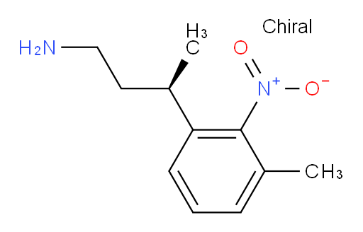 (R)-3-(3-methyl-2-nitrophenyl)butan-1-amine