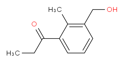 1-(3-(hydroxymethyl)-2-methylphenyl)propan-1-one