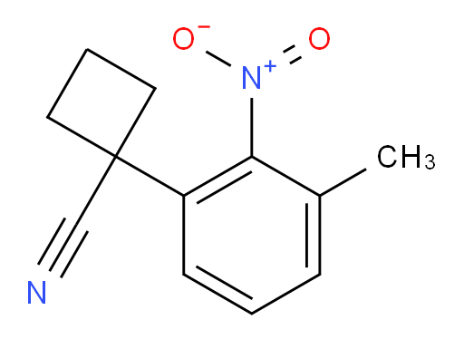 1-(3-methyl-2-nitrophenyl)cyclobutanecarbonitrile
