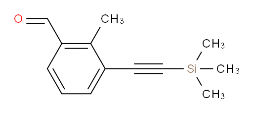 2-methyl-3-((trimethylsilyl)ethynyl)benzaldehyde