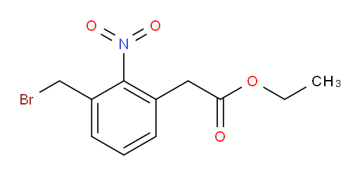 ethyl 2-(3-(bromomethyl)-2-nitrophenyl)acetate
