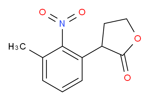 3-(3-methyl-2-nitrophenyl)dihydrofuran-2(3H)-one