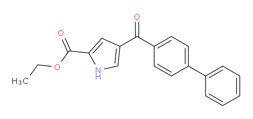ethyl 4-([1,1'-biphenyl]-4-carbonyl)-1H-pyrrole-2-carboxylate