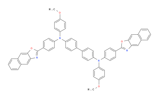 N4,N4'-bis(4-methoxyphenyl)-N4,N4'-bis(4-(naphtho[2,3-d]oxazol-2-yl)phenyl)-[1,1'-biphenyl]-4,4'-diamine