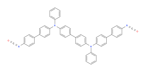 N4,N4'-bis(4'-isocyanato-[1,1'-biphenyl]-4-yl)-N4,N4'-diphenyl-[1,1'-biphenyl]-4,4'-diamine