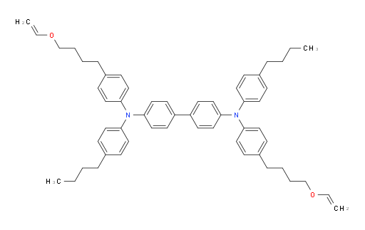 N4,N4'-bis(4-butylphenyl)-N4,N4'-bis(4-(4-(vinyloxy)butyl)phenyl)-[1,1'-biphenyl]-4,4'-diamine