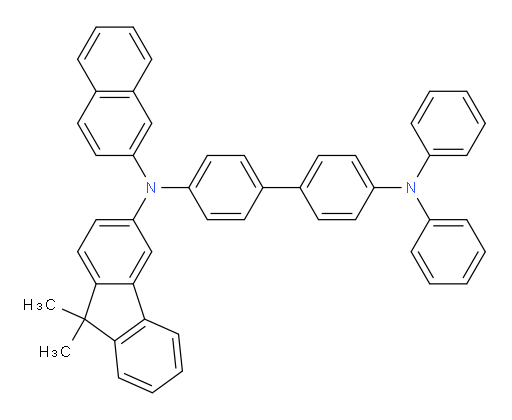 N4-(9,9-dimethyl-9H-fluoren-3-yl)-N4-(naphthalen-2-yl)-N4',N4'-diphenyl-[1,1'-biphenyl]-4,4'-diamine