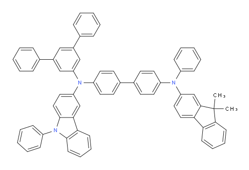 N4-([1,1':3',1''-terphenyl]-5'-yl)-N4'-(9,9-dimethyl-9H-fluoren-2-yl)-N4'-phenyl-N4-(9-phenyl-9H-carbazol-3-yl)-[1,1'-biphenyl]-4,4'-diamine